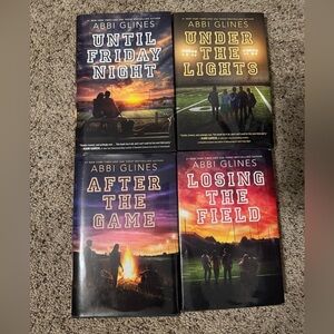4 books from the Field Party Series by Abbi Glines all hardback